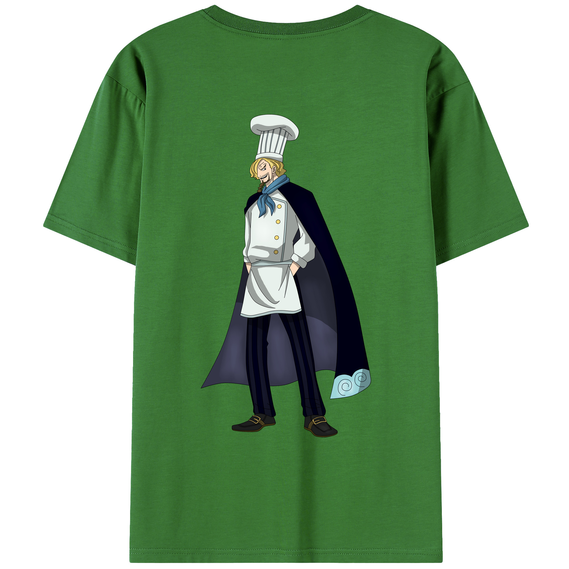 （画像用） ワンピース サンジ ONE PIECE Sanji レディース半袖Tシャツ(バックプリント)